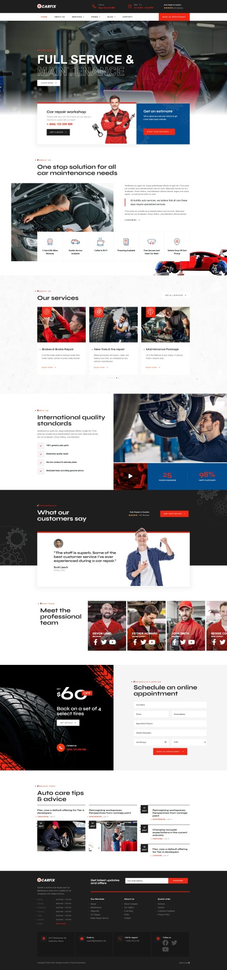 Website design example 3