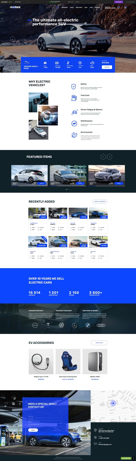 Website design example 1